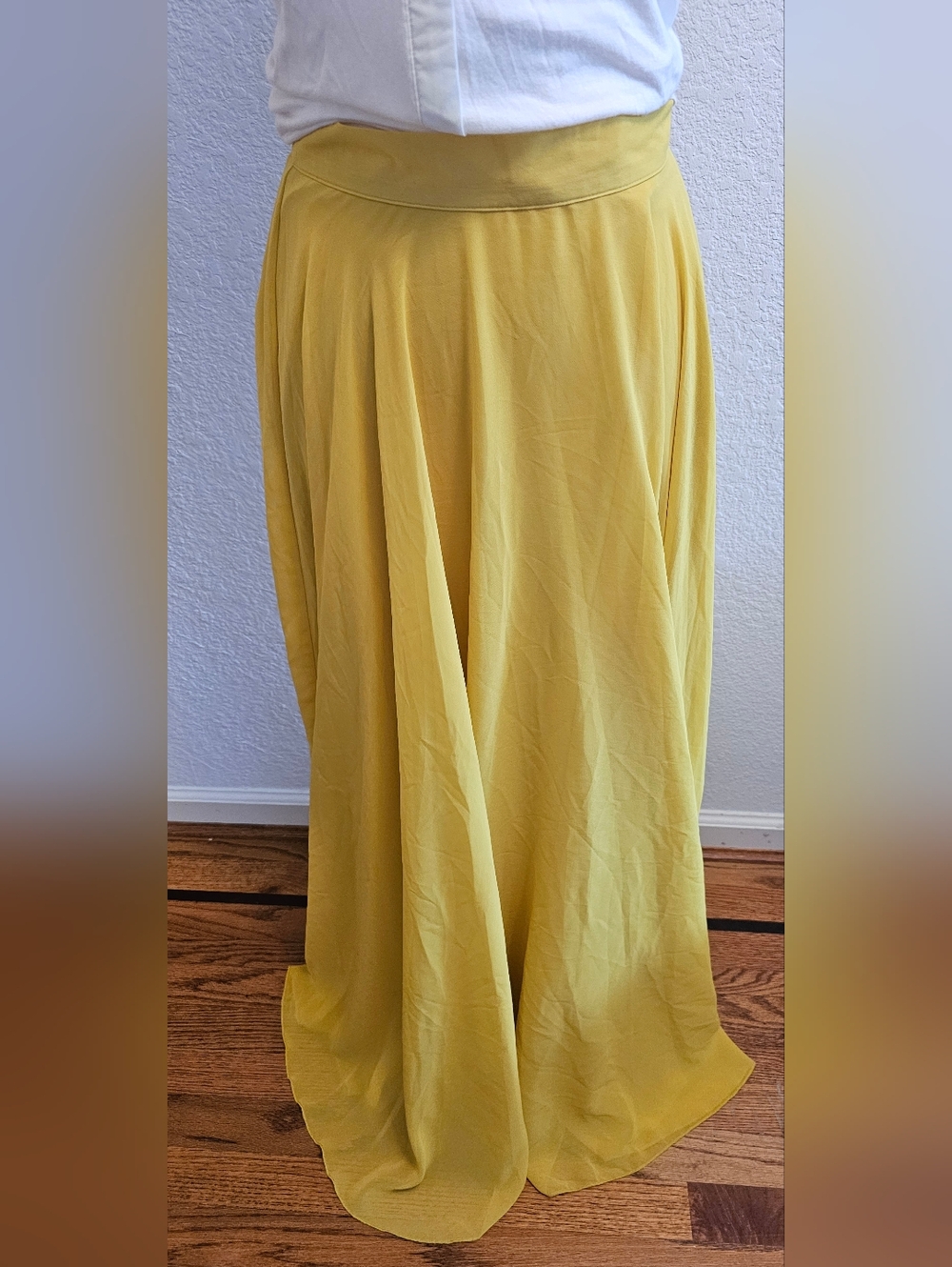 Chicwish Yellow Maxi Skirt - Flowing A-Line